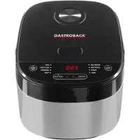 Gastroback Design Multicook Pro, 5 l, 790 W, Schwarz, Edelstahl, 12 h, Tasten, 0,95 m