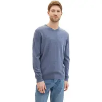 Tom Tailor 1038427 Basic Knit Pullover Mit V-ausschnitt