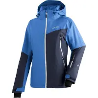 Maier Sports Skijacke "Nuria", Damen, Gr. 44, blau (pastellblau), 100% Polyester, Rundhals, Jacken Skijacke, Damen Winterjacke, wind- und wasserdicht, 3 RV-Taschen, Regular Fit