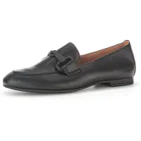 Gabor Slipper , Damen, Gr. 37, schwarz, Nappaleder, Schuhe Slipper, Loafer, Halbschuh mit Lederinnensohle