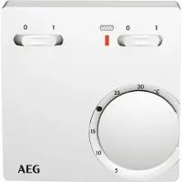 AEG Raumthermostat "RT 602 SN SZ" Temperatur-Regler, 2-Punkt, Aufputz