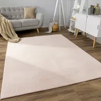 Paco Home Teppich "Sevilla 521", rechteckig, 16 mm Höhe, Kurzflor, Uni Farben, weich & kuschelig, Hoch-Tief Effekt, Wohnzimmer