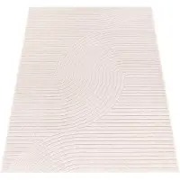 Paco Home Outdoor Teppich Wetterfest Balkon Wohnzimmer Boho Geometrisches Muster Einfarbig 120x170 cm