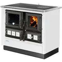 Justus | Küchenofen | Rustico-90 2.0 | 7 kW | Weiß, links