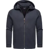 Ragwear Kapuzensweatjacke "Zenway" Herren Basic Sweatjacke mit Kapuze