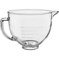 KitchenAid 5KSM5GB, Schüssel, Transparent, Glas, 4,7 l