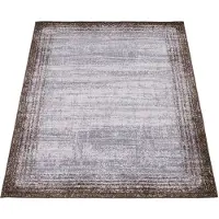 Paco Home Teppich "Catania 842", rechteckig, 13 mm Höhe, Kurzflor, meliert, modernes Design, mit Bordüre