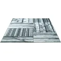 Sansibar Teppich "Rantum Beach SA-023", rechteckig, 5 mm Höhe, Flachgewebe, modernes Design, Motiv Holzdielen, In- & Outdoor geeignet