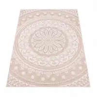 Paco Home Outdoor Teppich wetterfest & robust Mandala Boho Design pflegeleicht flachgewebt 200x280 cm