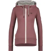Alife & Kickin "JessyAK A" leichte Kapuzensweatjackemit Logo-Schriftzug auf den Ärmeln