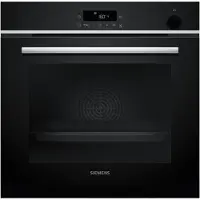 Siemens Backofen "HR532GBS3", Energieeffizienz: A+, grau (edelstahl), B:59,4cm H:59,5cm T:54,8cm, Backöfen, Gleichmäßige Heißluft auf 3 Ebenen & gesund snacken mit airFry, Backofen