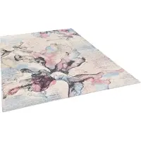 Gino Falcone Teppich "Cosima-108", bunt, B:190cm H:3mm L:280cm, Polyester, Teppiche, Teppich, Flachgewebe, mit Chenillegarn, modernes Blumen Design, auch in rund