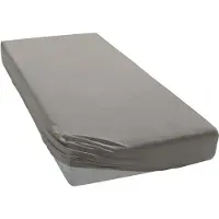 Janine Spannbettlaken "MAKO-FEINJERSEY 5007", braun (vulkan), L:200cm, Mako-Jersey, Obermaterial: 100% Baumwolle, Bettlaken, Spannbettlaken, aus 100% Baumwolle, für Matratzen bis 26 cm Höhe