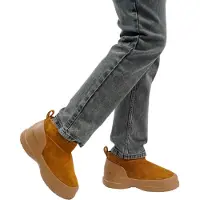 Moon Boot Damen Boots Mb Luna Low Boot Suede - Cognac - Größe 39