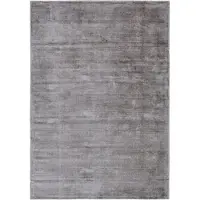 Tom Tailor Teppich HOME "Shine uni", grau, B:85cm H:8mm L:155cm, Viskose, Teppiche, Teppich, Handwebteppich, 100% Viskose, handgewebt, mit elegantem Schimmer