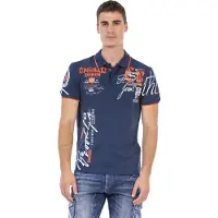 Cipo & Baxx Poloshirt mit markantem Print