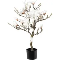 Creativ Green Winterliche Kunstpflanze "Weihnachtsdeko" Baum mit beschneiter Optik