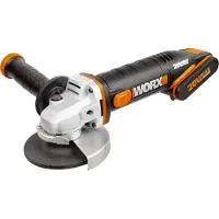 WORX WX800, Akku-Winkelschleifer 20V, inkl. Akku & Ladegerät, PowerShare