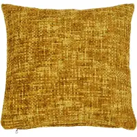 Done. Dekokissen DONE. "Twist", gold (gold, meliert), B:45cm H:1cm L:45cm, Polyester, Dekokissen_Sitzkissen_Kissenhüllen, Dekokissen, Geflochtene Optik