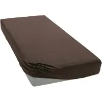 Janine Spannbettlaken "MAKO-FEINJERSEY 5007", braun (dunkelbraun), L:200cm, Mako-Jersey, Obermaterial: 100% Baumwolle, Bettlaken, Spannbettlaken, aus 100% Baumwolle, für Matratzen bis 26 cm Höhe