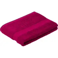 Gozze Badetuch GÖZZE "New York", lila (cyclam), B:100cm L:150cm, Frottier, Obermaterial: 100% Baumwolle, Handtücher, Badetuch, moderne Uni-Farben, strukturierte Borte, 100% Baumwolle, in 2 Größen