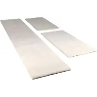 Theko Bettumrandung "Maloronga Uni", beige (natur weiß), H:24mm, Obermaterial: 100% Wolle, Bettumrandungen, Bettumrandung, echter Berber Teppich, reine Wolle, handgeknüpft