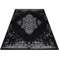 Ayyildiz Teppiche Outdoorteppich TEPPICHE "SUNNY 4416", schwarz, B:120cm H:5mm L:170cm, Polypropylen, Teppiche, Outdoorteppich, Läufer, Pflegeleicht / Strapazierfähig / In- und Outdoor geeignet