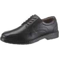 Josef seibel Schnürschuh "Alastair", Herren, Gr. 41, Leder, schwarz, Glattleder, unifarben, Schuhe Schnürschuh, mit feinen Ziernähten, Freizeitschuh, Halbschuh, Schnürschuh