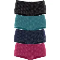 s.Oliver Hipster 4er-Pack, aus elastischer Baumwolle