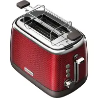 Kenwood TCM811.BK/RD/WH/BL Toaster, Kunststoffgehäuse, Stoppfunktion, Auftaufunktion, Brötchenrost, Cool Wall