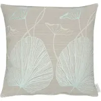 Apelt Dekokissen "Nora" Gr. 1, blau (türkis, gemustert), B:46cm L:46cm, Bezug: 100% Polyester, Dekokissen_Sitzkissen_Kissenhüllen, Dekokissen