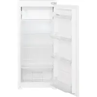 Respekta Einbaukühlschrank "KS122.4-10", Energieeffizienz: E, silber (weiß), Rechtsanschlag, wechselbar, Kühlschränke, Schnellgefrierfunktion, Einbaukühlschrank