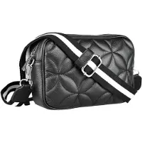 Collezione alessandro Umhängetasche "Midnight Blossom" aus italienischem Leder