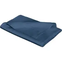 Fleuresse Betttuch "Colours", blau (denim), B:160cm L:260cm, Mako-Satin, Obermaterial: 100% Baumwolle, Bettlaken, Betttuch, offenes Bettlaken