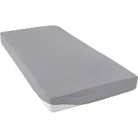 PRIMERA Spannbettlaken "Max - Der Teamplayer", grau (granit), B:140cm L:200cm, Jersey, Obermaterial: 100% Baumwolle, Bettlaken, Spannbettlaken, FAMILIENHELD mit einem sicheren und komfortablen Schutz