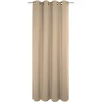Wirth Vorhang "Wiessee", beige (natur), B:150cm H:365cm, Baumwolle, Leinen, Modal, Gardinen, Vorhang, nach Maß