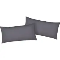 Bellana Kissenbezug "Mako-Jersey-Exclusiv", grau, B:80cm L:40cm, Baumwolle, Obermaterial: 100% Baumwolle, Kissenbezüge, Kissenbezug, aus reiner Baumwolle