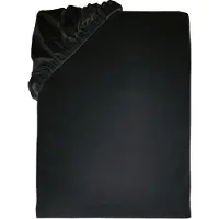 Tom Tailor Spannbettlaken HOME, schwarz, L:200cm, Jersey, Obermaterial: 100% Baumwolle, Bettlaken, Spannbettlaken