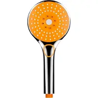 ADOB Handbrause "Maestral III", orange (chromfarben, orange), B:25cm T:2,8cm, Duschköpfe, Handbrause, mit 3 Funktionen