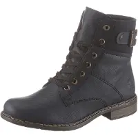 Rieker Schnürstiefeletten Damen Synthetik / Kunststoff Blau Größe: 36