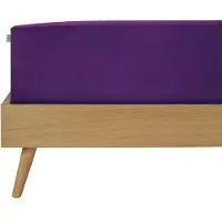 Schiesser Spannbettlaken "Jessi aus 100% Baumwolle", lila, B:180cm L:200cm, Jersey, Obermaterial: 100% Baumwolle, Bettlaken, Spannbettlaken, für Matratzen bis zu 22 cm Höhe, OEKO-TEX MADE IN GREEN