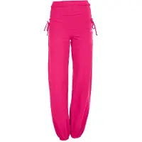 Winshape Sporthose "WH1", Damen, Gr. M, Normalgrößen, pink, 90% Baumwolle, 10% Elasthan, Hosen Sporthose, mit seitlicher Raffung