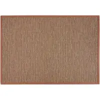 Dekowe Teppich "Naturino Effekt", rechteckig, 8 mm Höhe, Flachgewebe, Sisal-Optik, mit Bordüre, In- und Outdoor geeignet