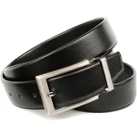 Anthoni Crown Ledergürtel , Herren, Gr. 120, schwarz, Leder, unifarben, Gürtel Ledergürtel, für den klassischen Business Look