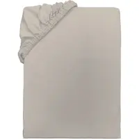 Tom Tailor Spannbettlaken HOME, beige (sunny sand), B:100cm L:200cm, Jersey, Obermaterial: 100% Baumwolle, Bettlaken, Spannbettlaken