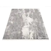 Oci Die Teppichmarke Teppich "TOP LARISSA" rechteckig 7 mm Höhe 3-D Hoch Tief Optik, mit Fransen, Wohnzimmer