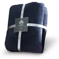 Irisette Wohndecke "Relax 8900, kuschelig und weich", blau (dunkelblau, marine), B:150cm L:200cm, Kunstfaser, Wohndecken, Wohndecke, kuschelig weich und pflegeleicht