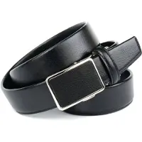 Anthoni Crown Ledergürtel , Herren, Gr. 105, schwarz, Leder, unifarben, Gürtel Ledergürtel, mit einzigartiger Schließtechnik