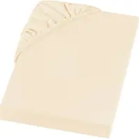 Castell Jersey Baumwoll Spannbettlaken weiß 140 x 190 - 150 x 200 cm