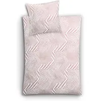 Kleine wolke Bettwäsche Satin, Macra Pastellrose, 1-135x200 /1-80x 80